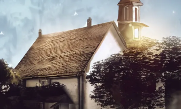 Kostel svatého Václava (Křešín) – noc