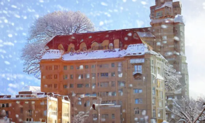 Kostel svatého Václava (Kocléřov) – zima