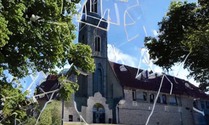 kostel svatého Václava (Kovanice) – podzim