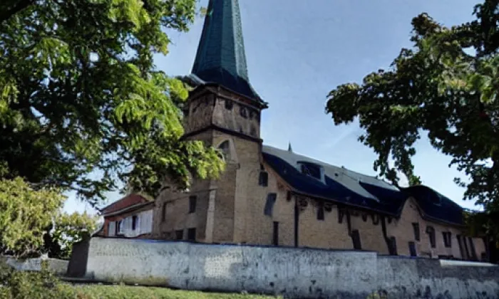kostel svatého Václava (Kovanice) – léto