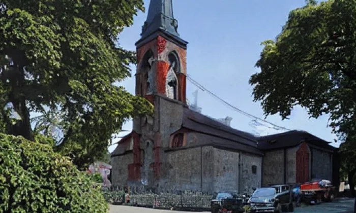 kostel svatého Václava (Kovanice) – zima