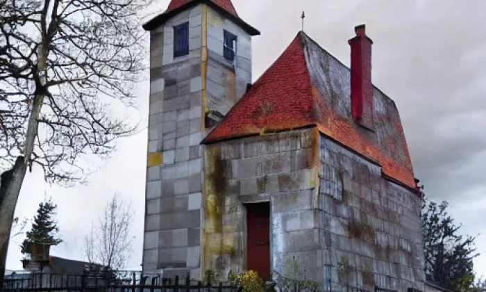 Kostel svatého Václava (Libouň) – autumn