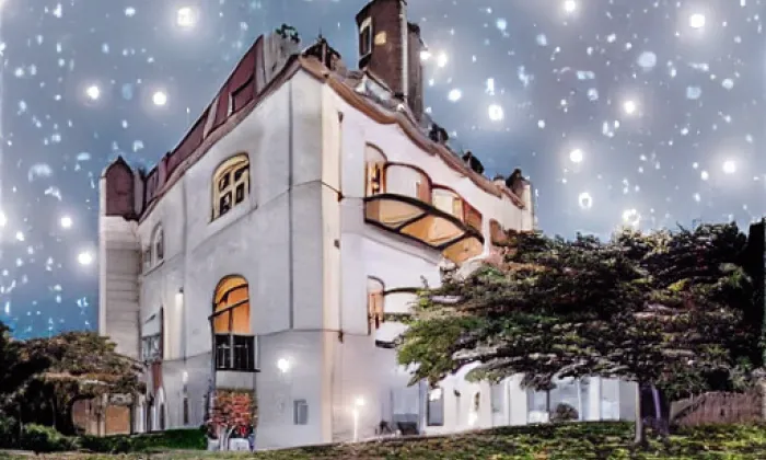 kostel svatého Václava (Lukovany) – noc