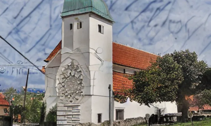 kostel svatého Václava (Lukovany) – léto