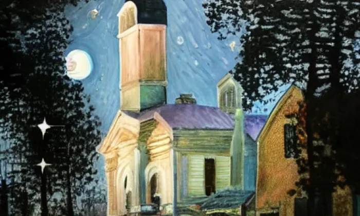 Kostel svatého Václava (Mníšek pod Brdy) – noc