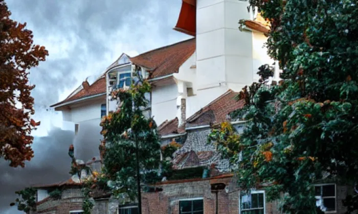 kostel svatého Václava (Moravany) – autumn