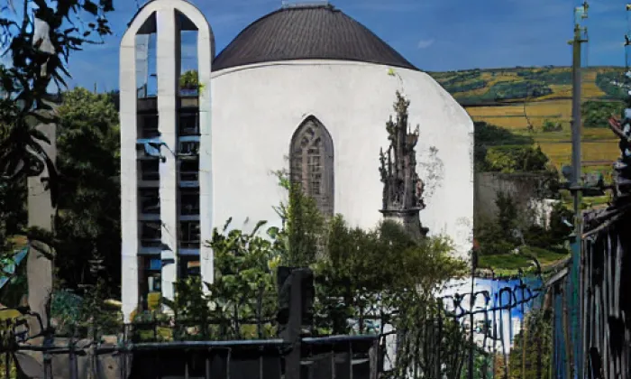 Kostel svatého Václava (Most) – summer