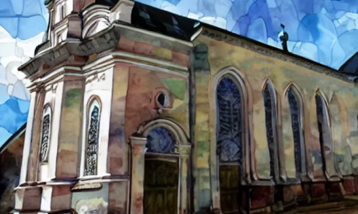 Kostel svatého Václava (Nové Město) – akvarel