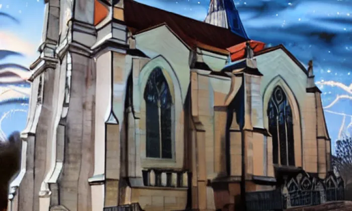 Kostel svatého Václava (Nové Město) – noc