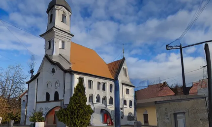Kostel svatého Václava (Rozdělov) – zima