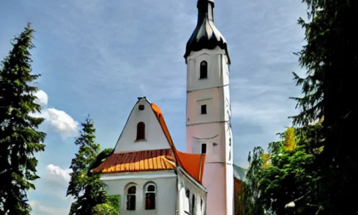 Kostel svatého Václava (Rudník) – jaro