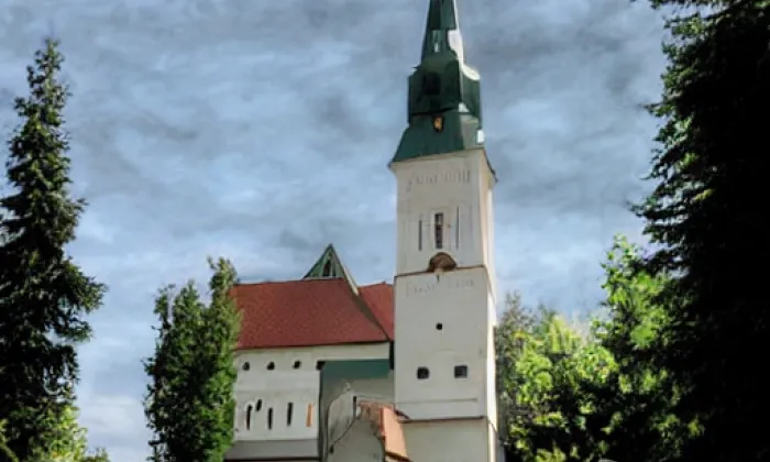 Kostel svatého Václava (Rudník) – zima