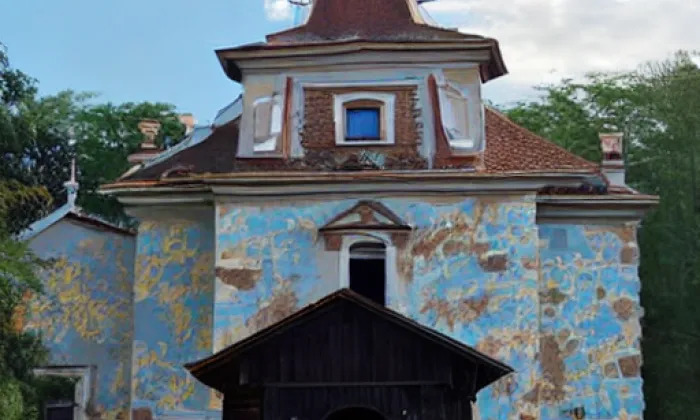Kostel svatého Václava (Skály) – autumn