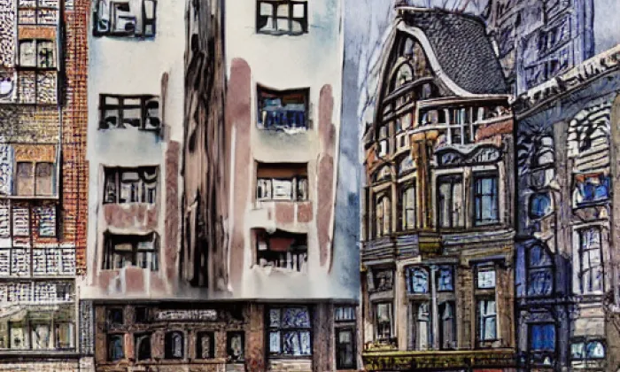 Kostel svatého Václava (Skorotice) – akvarel