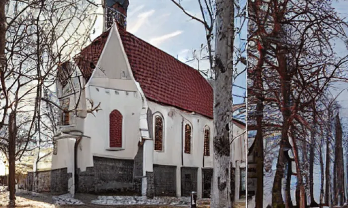 Kostel svatého Václava (Skorotice) – zima