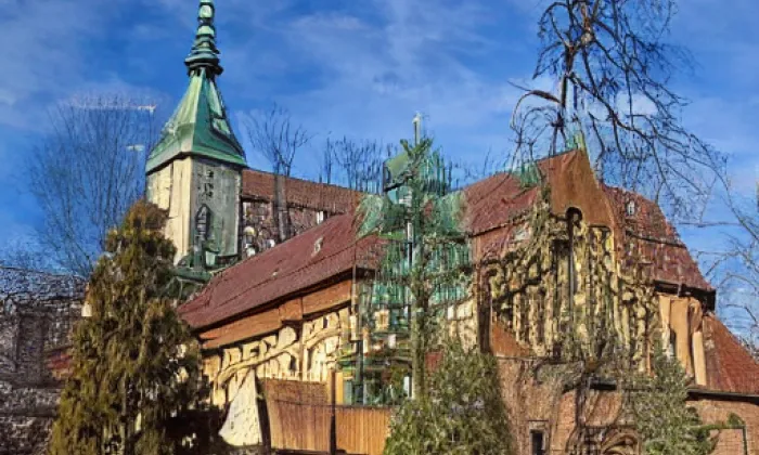 Kostel svatého Václava (Staňkovice) – akvarel