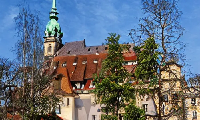 Kostel svatého Václava (Staňkovice) – léto