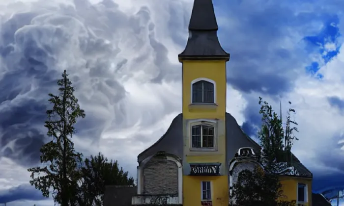kostel svatého Václava (Stonařov) – autumn