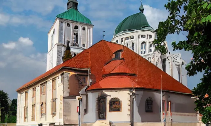 Kostel svatého Václava (Valtířov) – summer