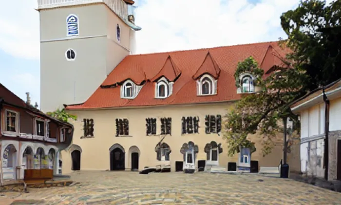 Kostel svatého Václava (Velešín) – autumn