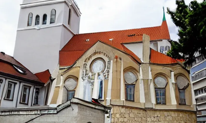 Kostel svatého Václava (Velešín) – winter