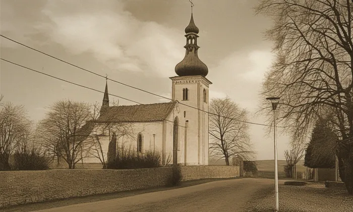 Kostel svatého Václava (Velká Polom) – historical