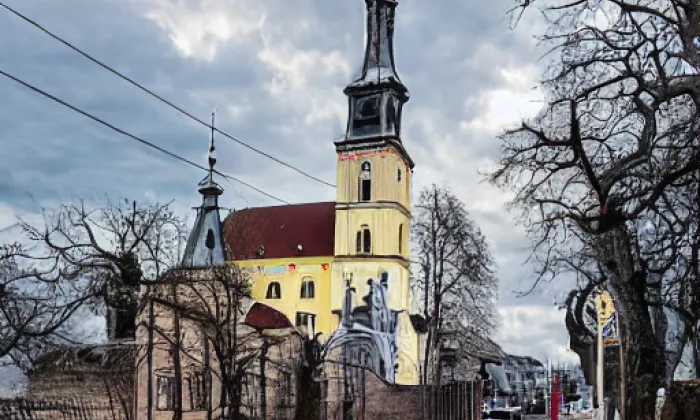 Kostel svatého Václava (Velká Polom) – spring
