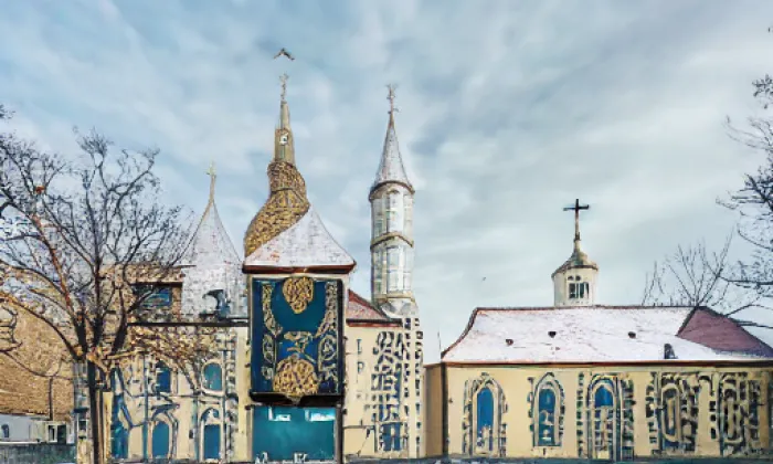 kostel svatého Václava a Leopolda – iluminace