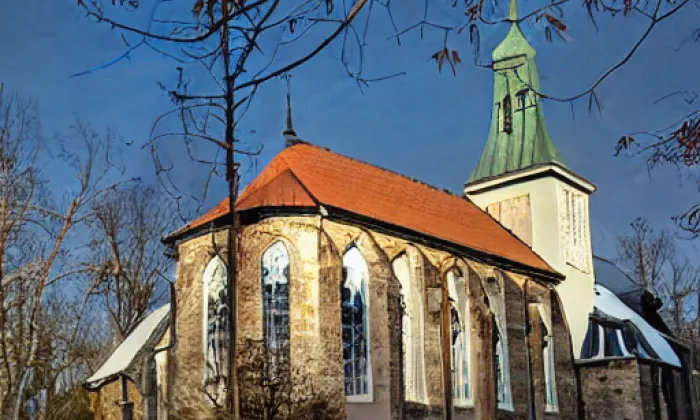 Kostel svatého Václava na Proseku – summer