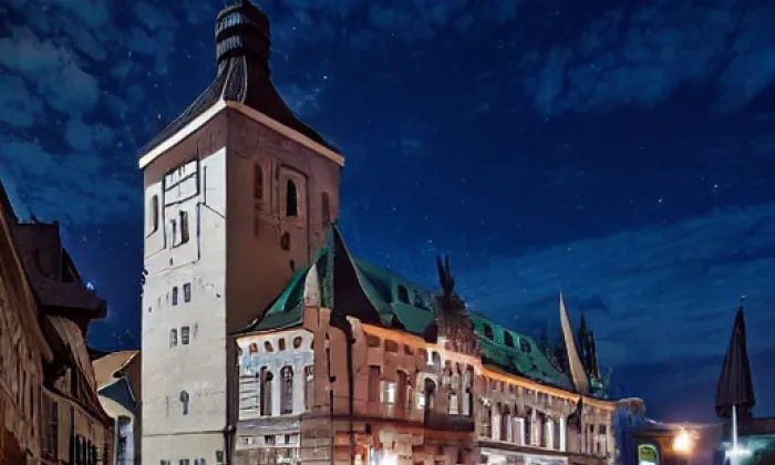 Kostel svatého Václava v Mikulově – podzim