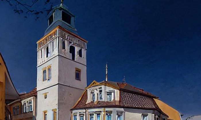 Kostel svatého Václava v Mikulově – iluminace
