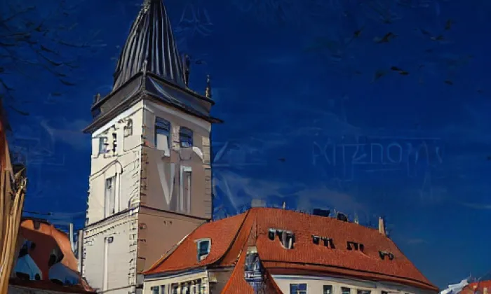 Kostel svatého Václava v Mikulově – noc
