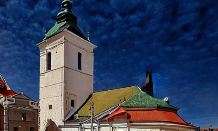 Kostel svatého Václava v Mikulově – jaro