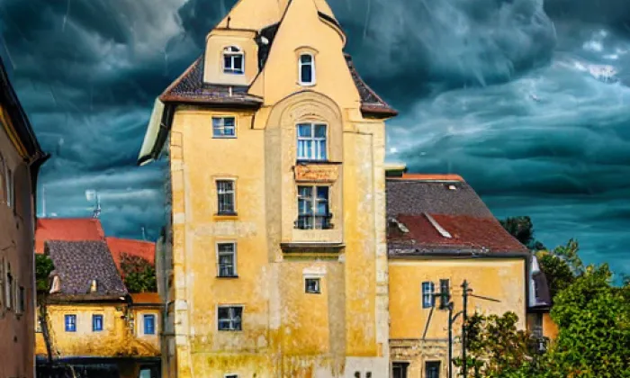 kostel svatého Václava v Roudnici nad Labem – autumn