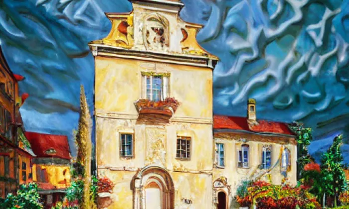 kostel svatého Václava v Roudnici nad Labem – summer