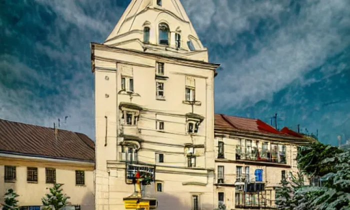 kostel svatého Václava v Roudnici nad Labem – winter
