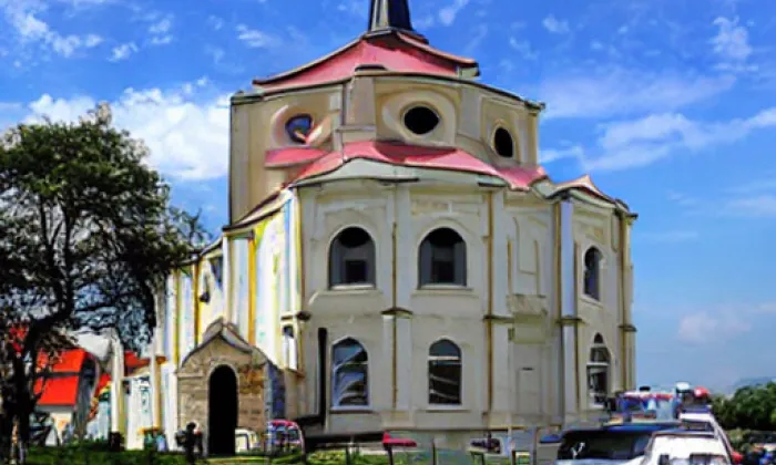 Kostel svatého Víta (Dobřany) – noc