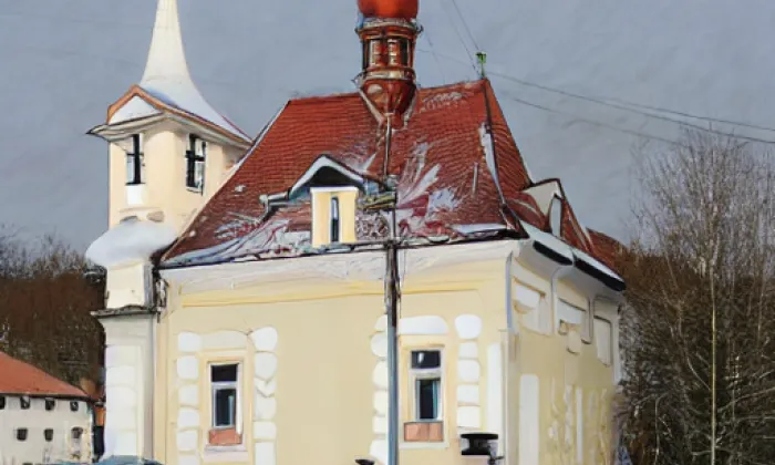 kostel svatého Vavřince (Řečkovice) – winter