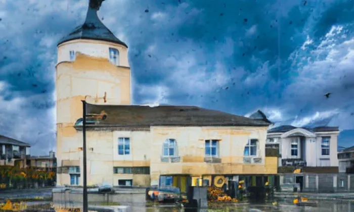 Kostel svatého Vavřince (Štáblovice) – autumn