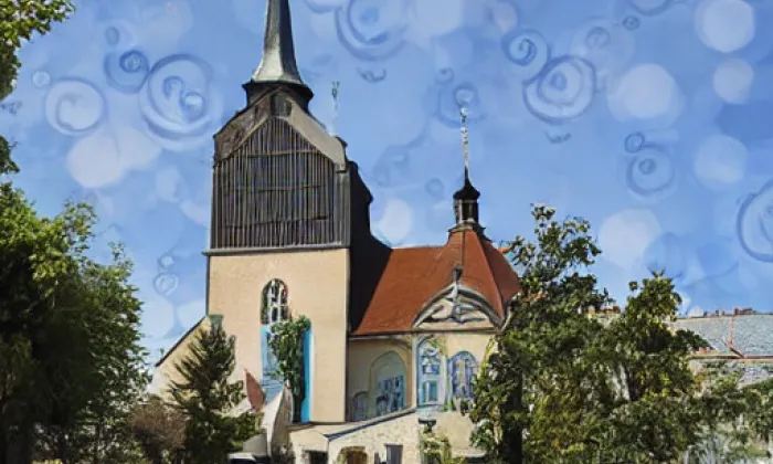 Kostel svatého Vavřince (Březina) – noc