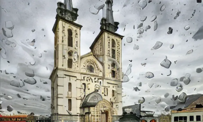 kostel svatého Vavřince (Bystřice nad Pernštejnem) – autumn