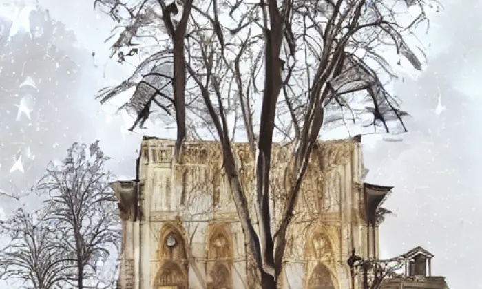 Kostel svatého Vavřince (Dlouhý Most) – noc