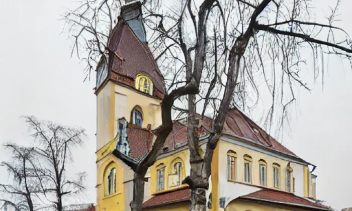 Kostel svatého Vavřince (Dlouhý Most) – winter