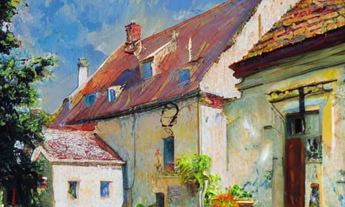 Kostel svatého Vavřince (Havraň) – summer