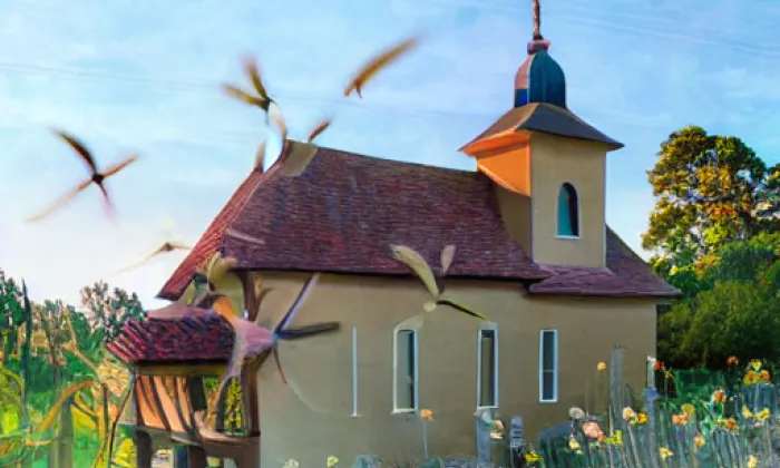 kostel svatého Vavřince (Horní Bojanovice) – summer