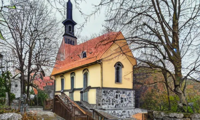 Kostel svatého Vavřince (Jinonice) – summer