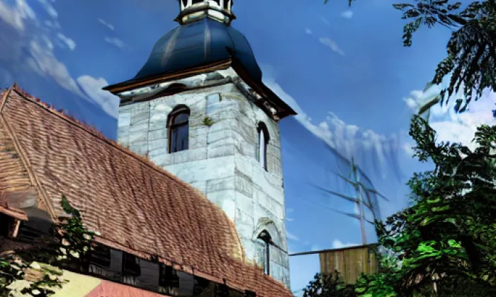 Kostel svatého Vavřince (Klení) – summer