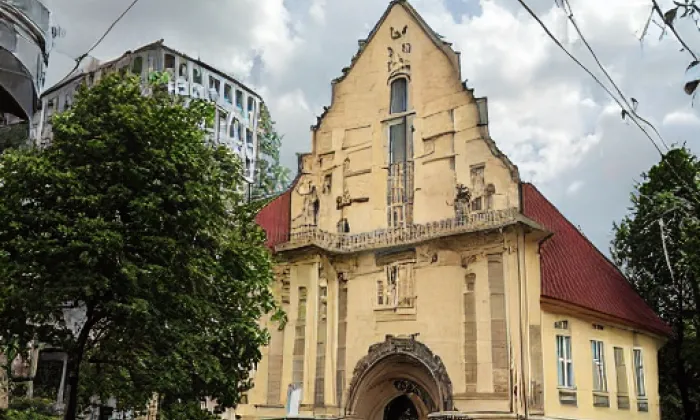 kostel svatého Vavřince (Komín) – jaro