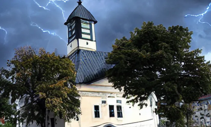 kostel svatého Vavřince (Lhota Rapotina) – autumn