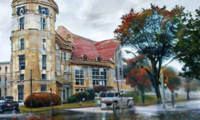 Kostel svatého Vavřince (Nový Bydžov) – autumn